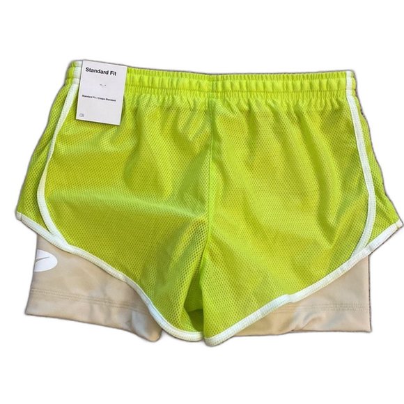 Nike Dri Fit Shorts Green Girl Size Medium - Picture 3 of 5